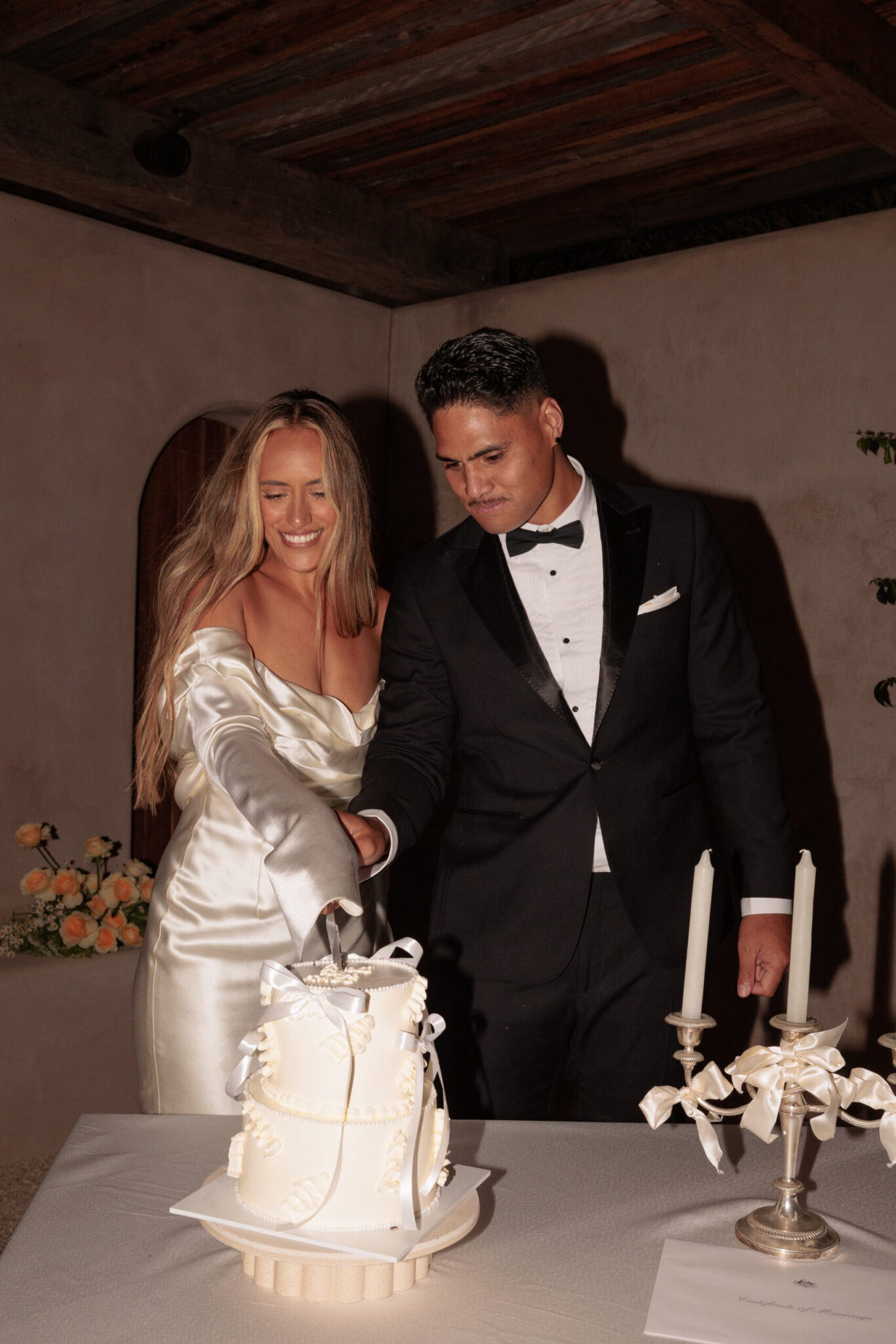 Caitlin and Dane ‘Tied The Knot’ in Byron Bay, Australia