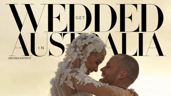 The Romantic Story of the Real Couple on the Cover of This Year’s “Get Wedded in Australia”