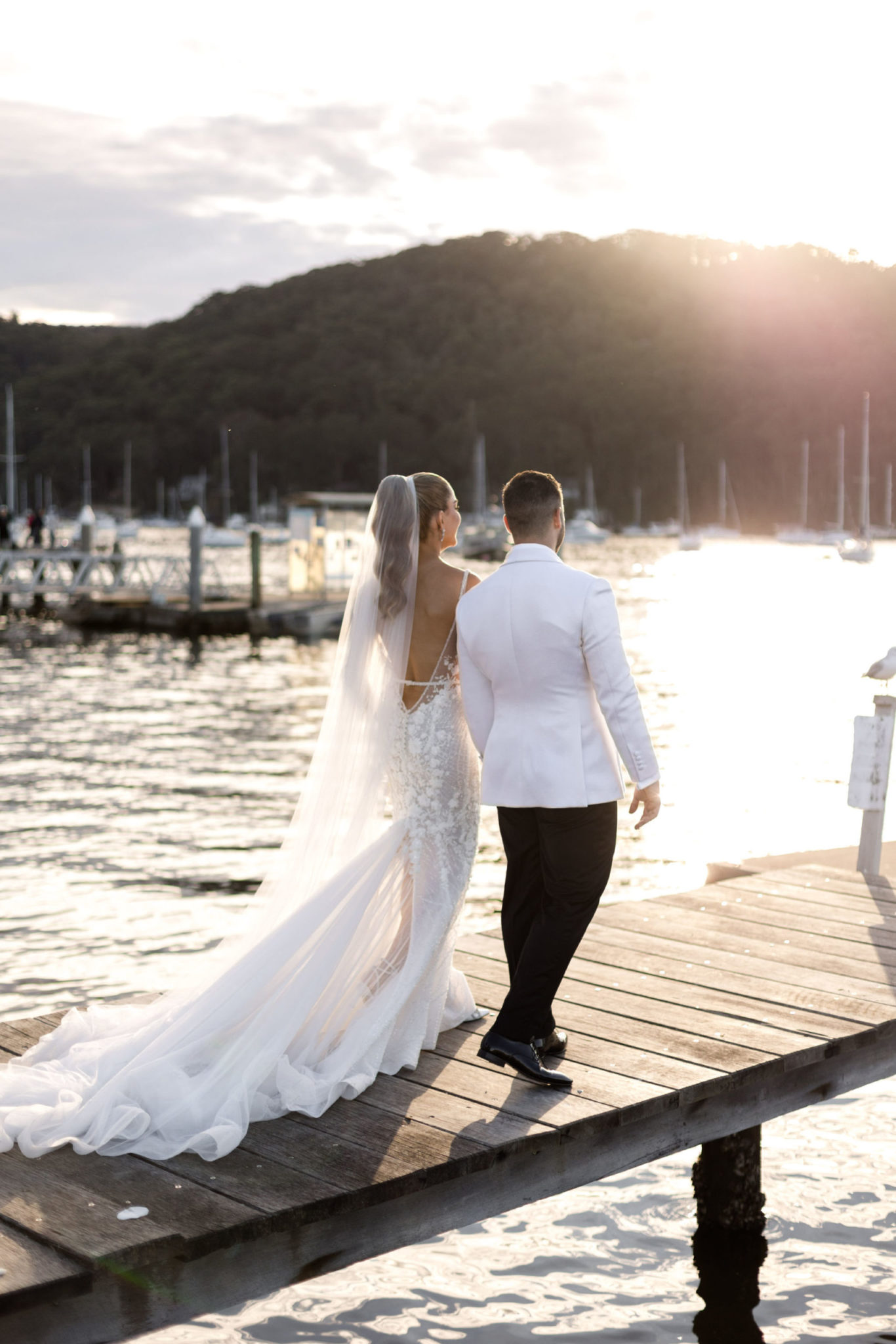 Helene and Gerard’s Waterfront Wedding