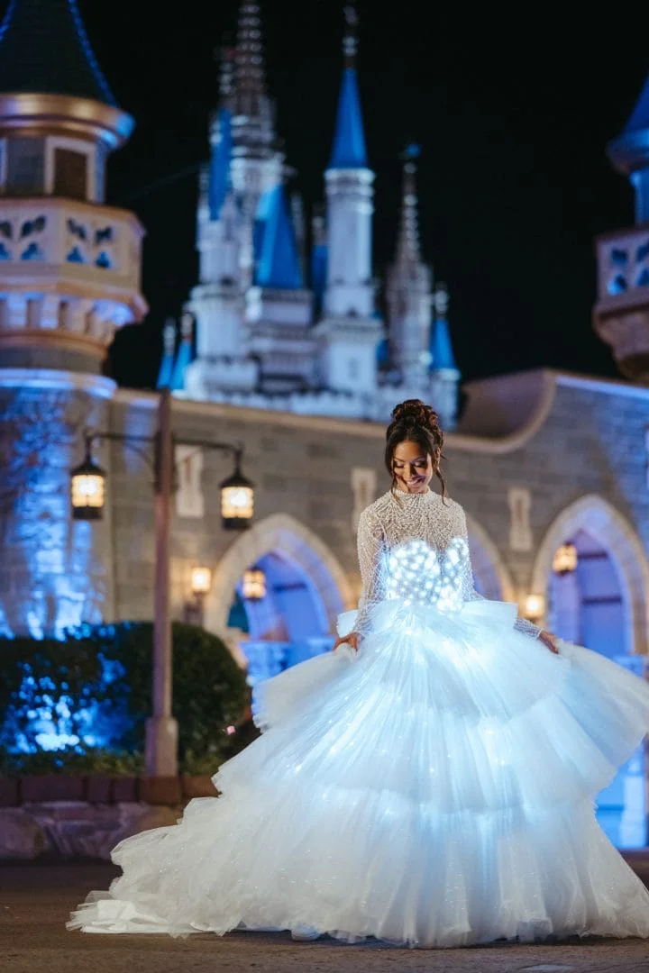 Disney Just Made Wedding Dresses Glow and Brides Are Absolutely Here for It